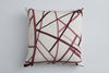 Channels 22x22 Square Decorative Designer Throw Pillow Cover | House Finery