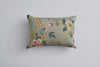 Hydrangea Bird Small Lumbar Decorative Designer Throw Pillow Cover | House Finery